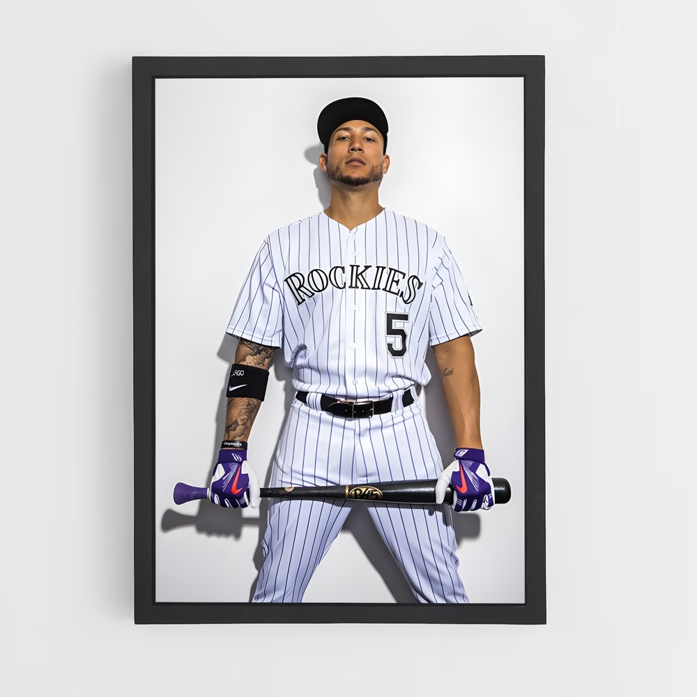 Poster Carlos champion – affiche Baseball (vue 2)